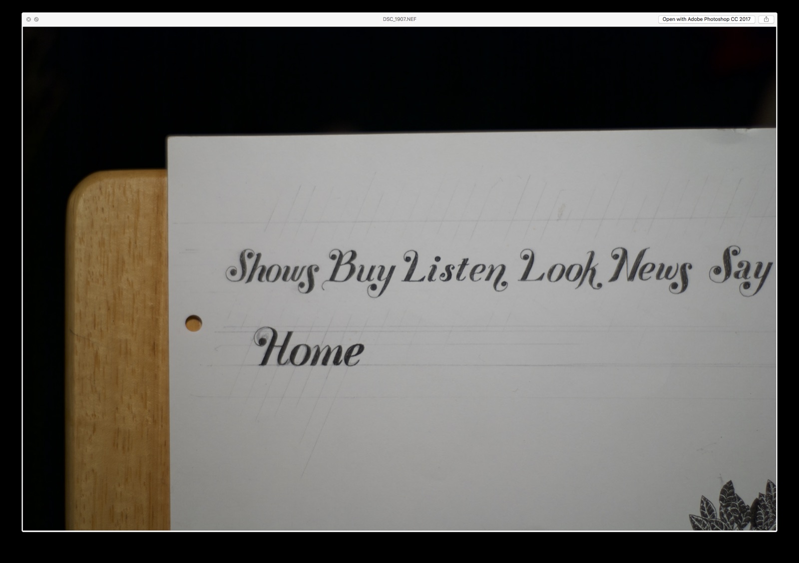 LAKE homepage with hand-drawn menu navigation by Ashley Eriksson