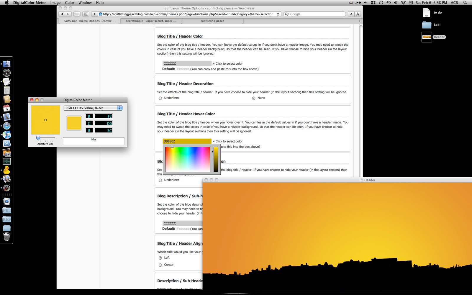 New-Emergence.com full homepage with parallax effect and animated typing