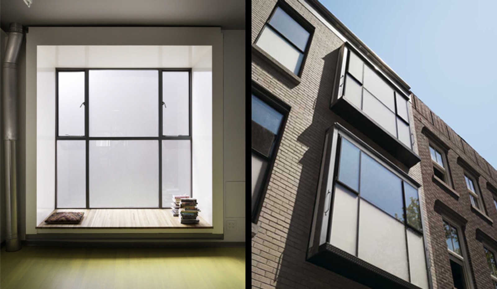 Weiner Residence, West Village exterior, designed by LOT-EK